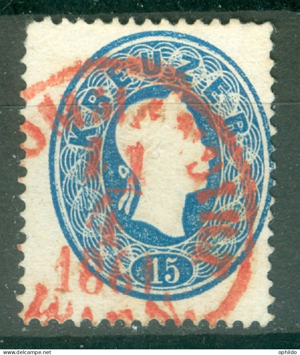 Autriche  Yv 21 Ou ANK  22 Ob B/TB  Obli Rouge Des Recommandés - Used Stamps