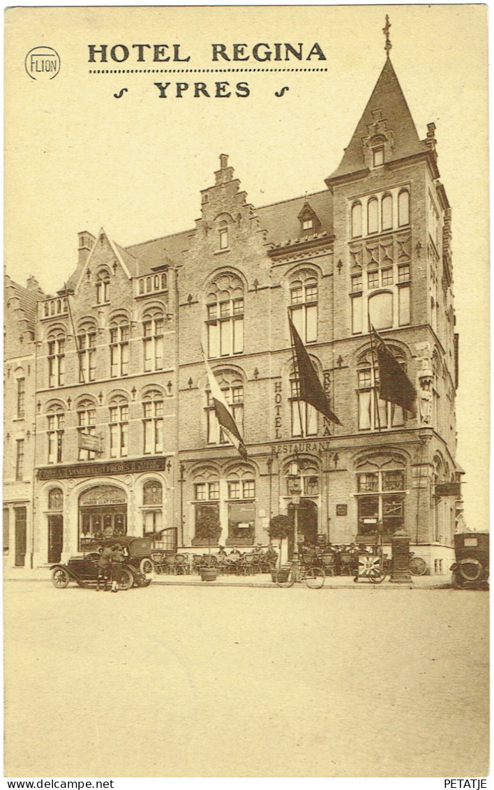 Ypres , Hotel Regina - Ieper