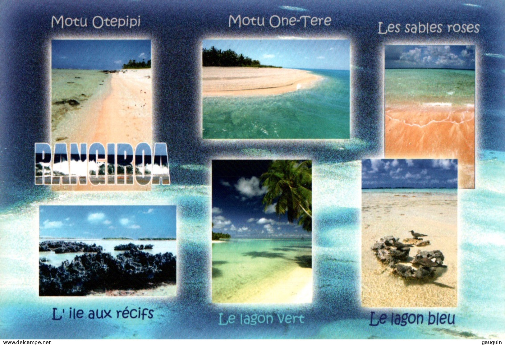 CPM - RANGIROA - Atoll Des TUAMOTU ...  Edition Photo Guy Lavigne - Französisch-Polynesien