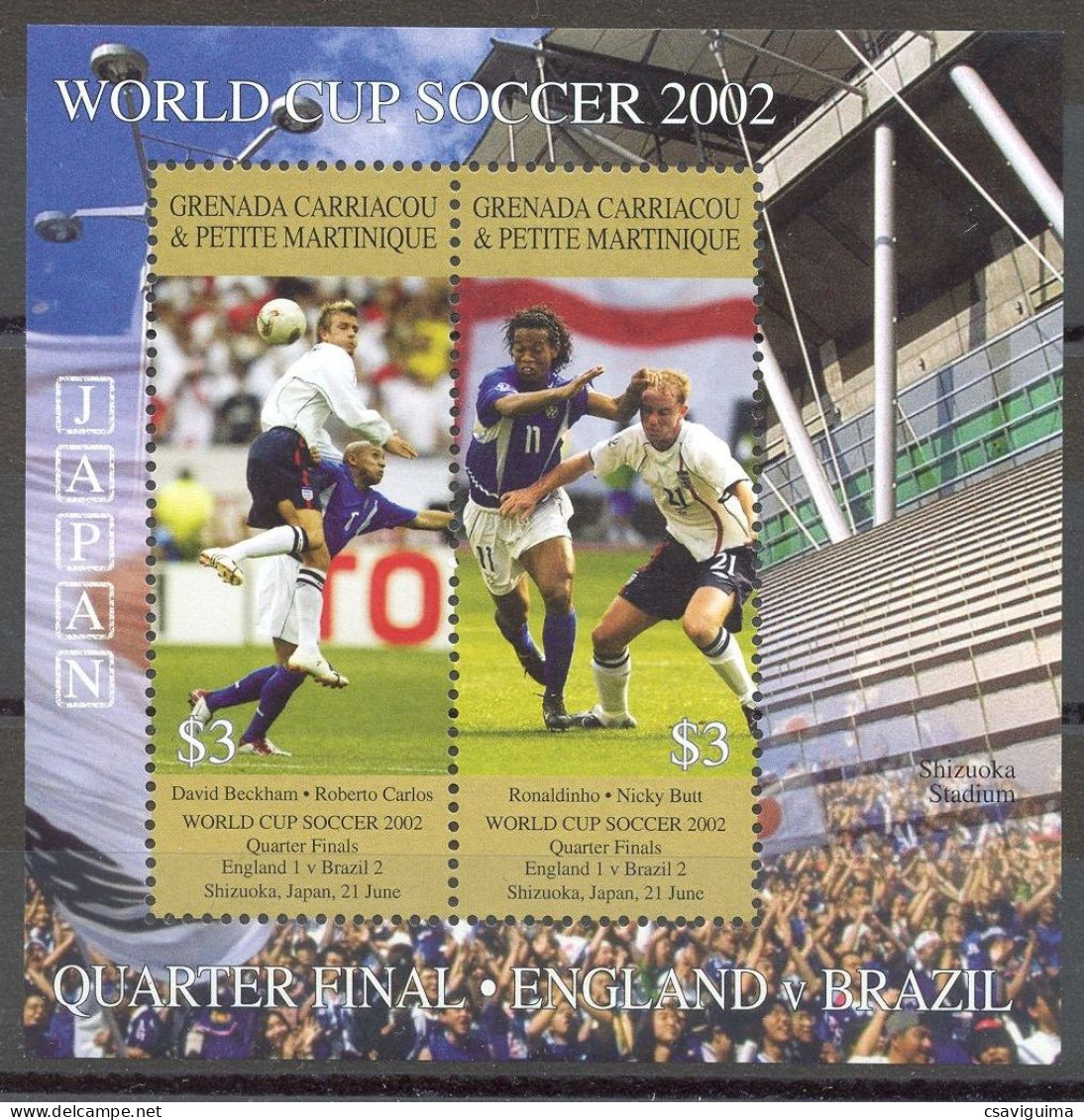 Grenada Grenadines - 2002 - World Cup - Yv Bf 547 - 2002 – South Korea / Japan