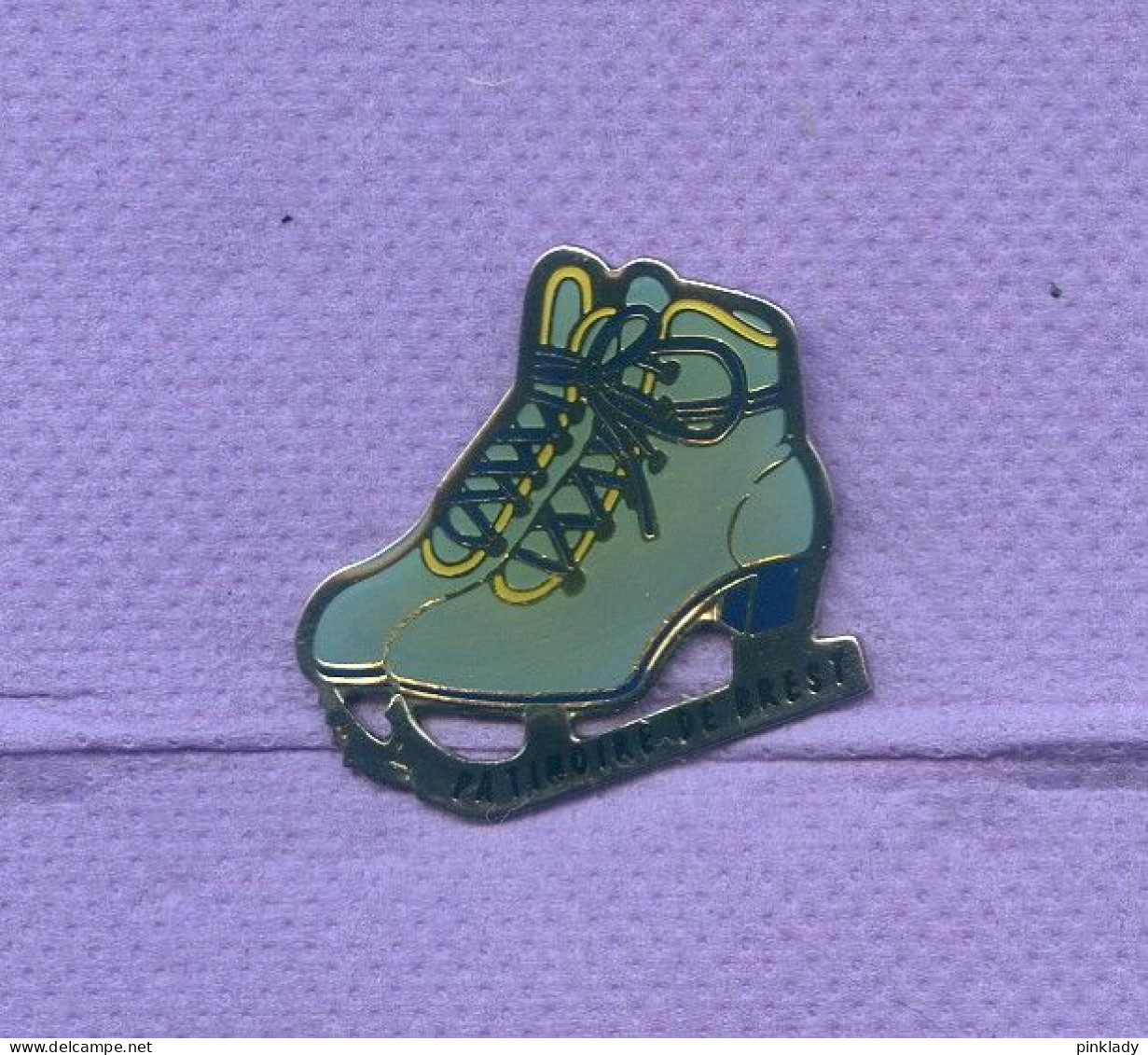 Rare Pins Patin A Glace Patinage Patinoire De Brest Finistere Bretagne I209 - Patinage Artistique