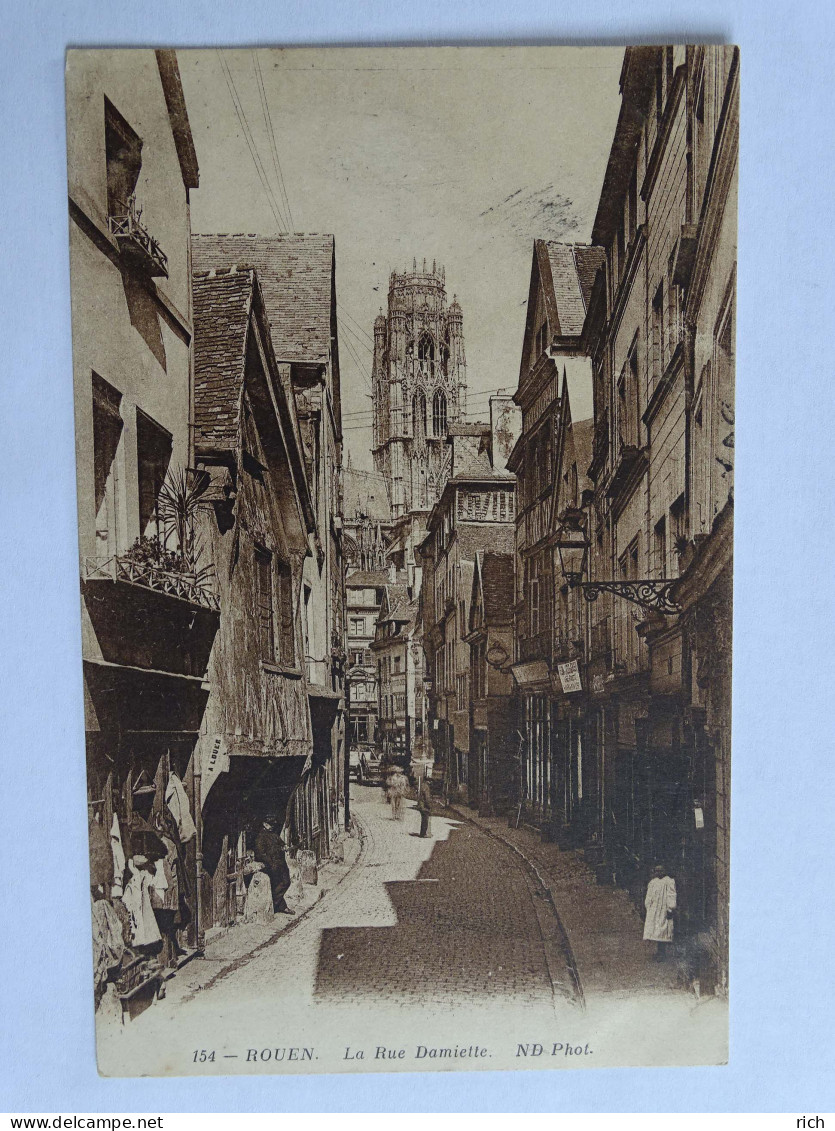 CPA 76 Seine Maritime - ROUEN - La Rue Damiette - Rouen