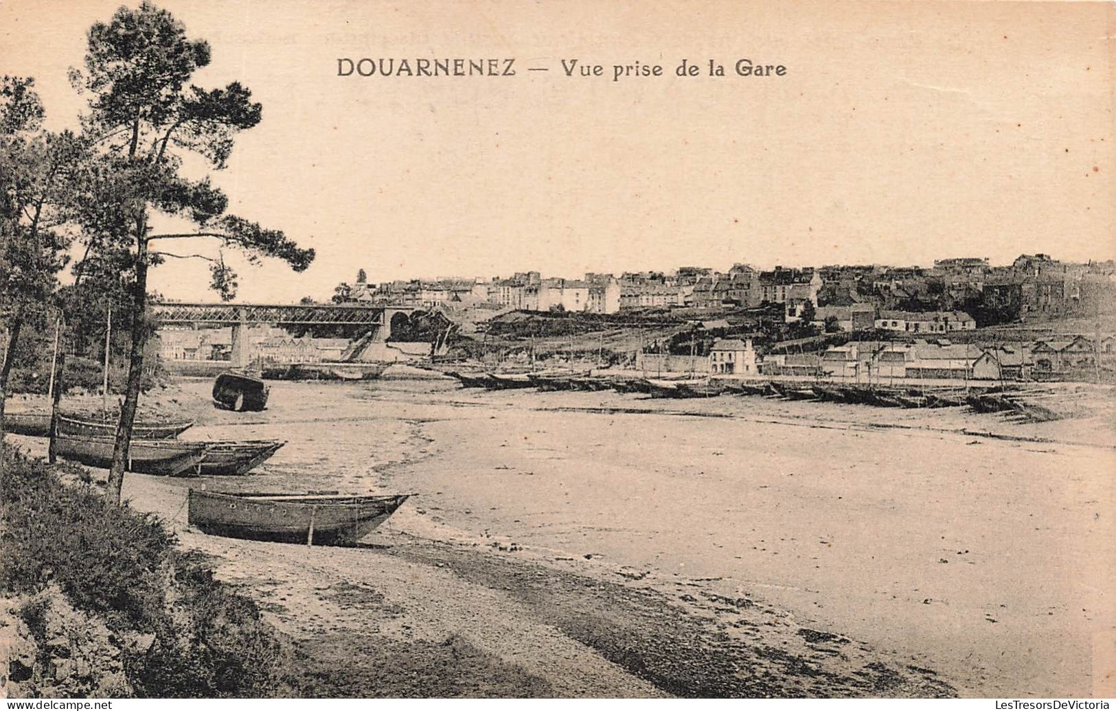 FRANCE - Douarnenez - Vue Prise De La Gare - Carte Postale Ancienne - Douarnenez