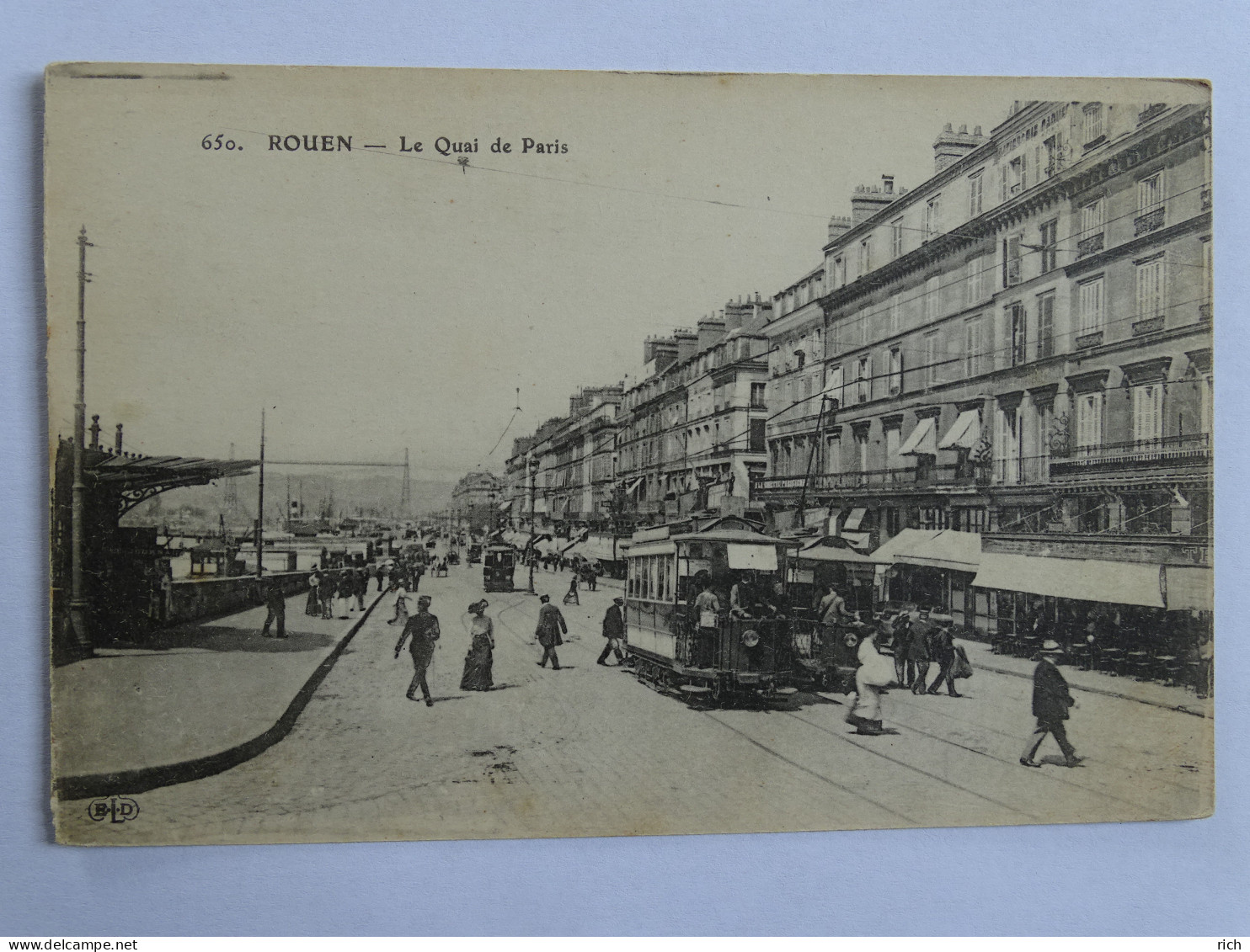 CPA 76 Seine Maritime - ROUEN - Le Quai De Paris - Rouen