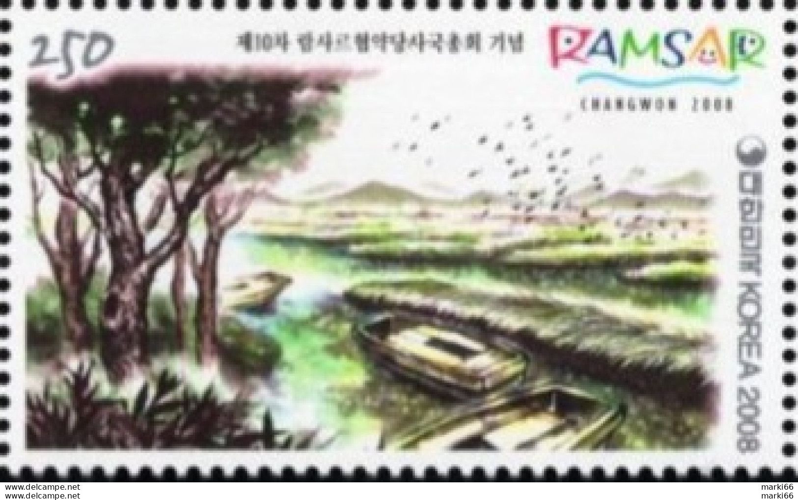 South Korea - 2008 - RAMSAR Convention On Wetlands Changwon 2008 - Mint Stamp - Corea Del Sud