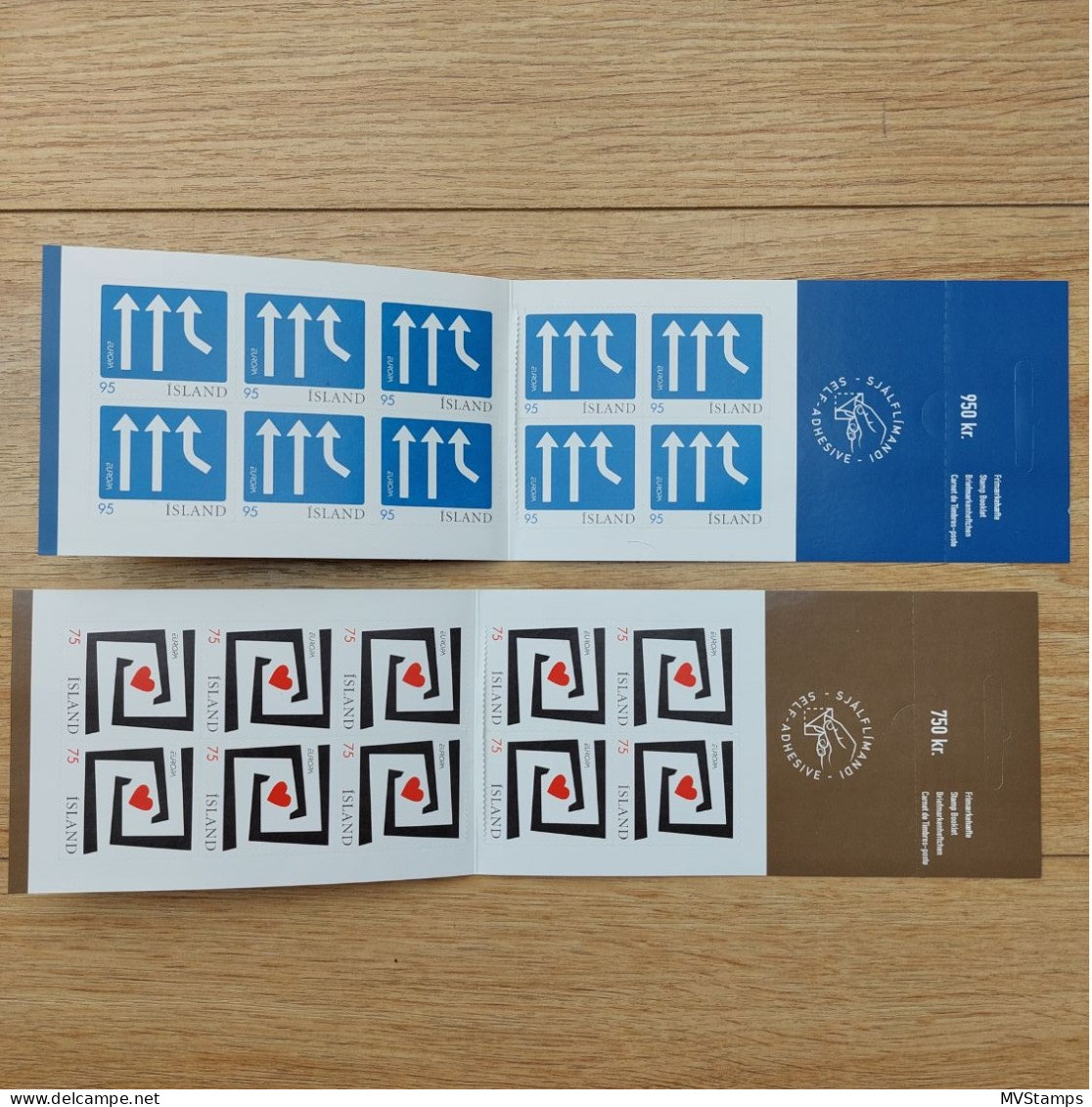 Iceland 2006 Set Stampbooklets CEPT/integration Stamps (Michel MH 1135/36) MNH - Carnets