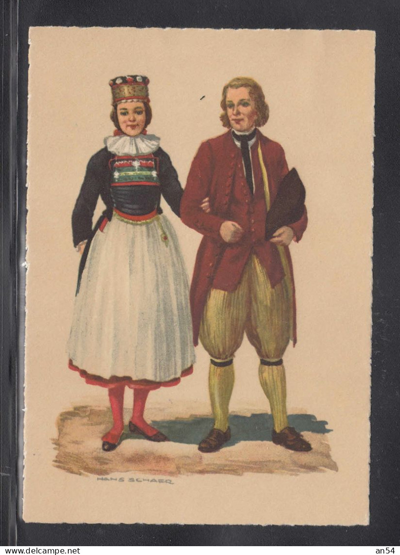 CARTE POSTALE NON CIRCULEE   COSTUMES LUCERN - Maximum Cards