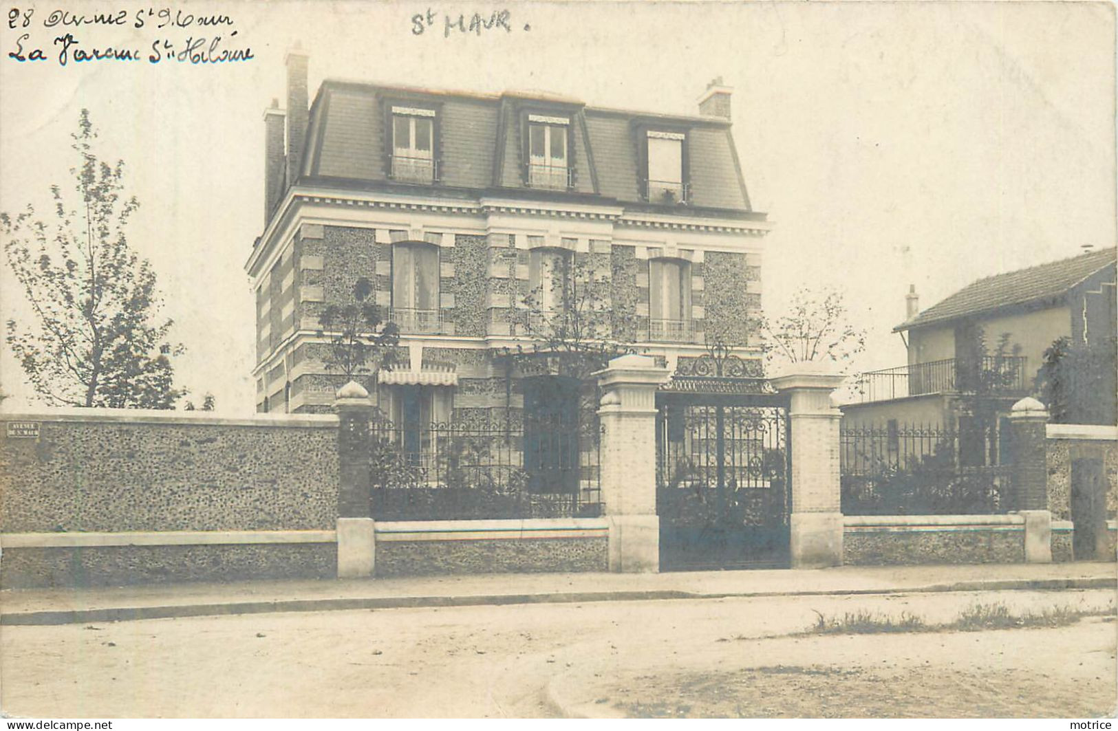 CARTE PHOTO - La Varenne Saint Hilaire, Villa 28 Avenue De Saint Maur. - Other & Unclassified