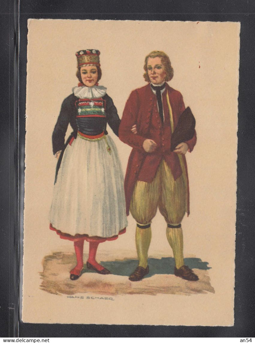 CARTE POSTALE NON CIRCULEE   COSTUMES LUCERNE - Maximumkaarten