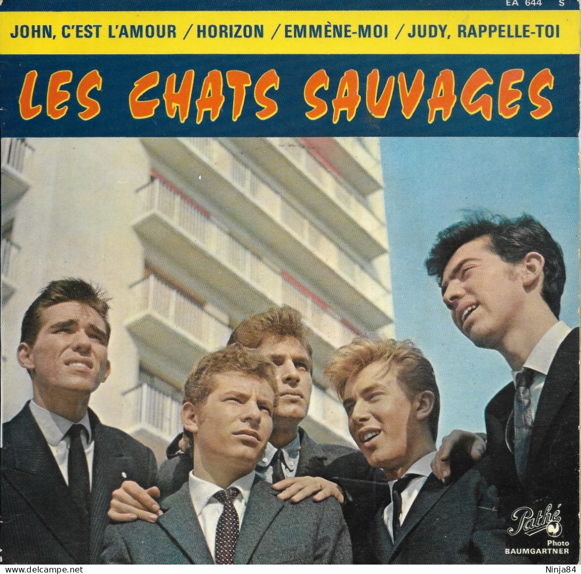 EP 45 RPM (7") Les Chats Sauvages   "  John, C'est L'amour  " - Autres - Musique Française