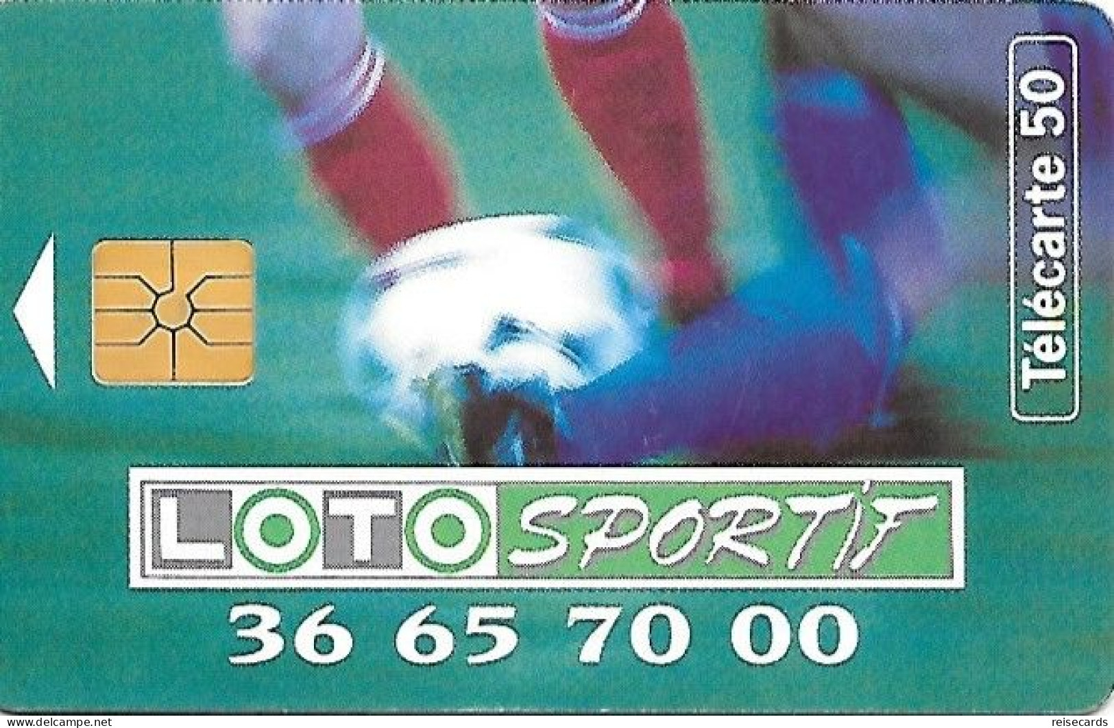 France: France Telecom 09.93 F419 Loto Sportif - Football - 1993