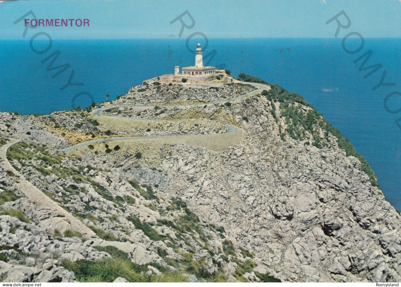 CARTOLINA  C8 FORMENTOR,MALLORCA,ISOLE BALEARES,SPAGNA-FARO FORMENTOR-VIAGGIATA 1967 - Mallorca