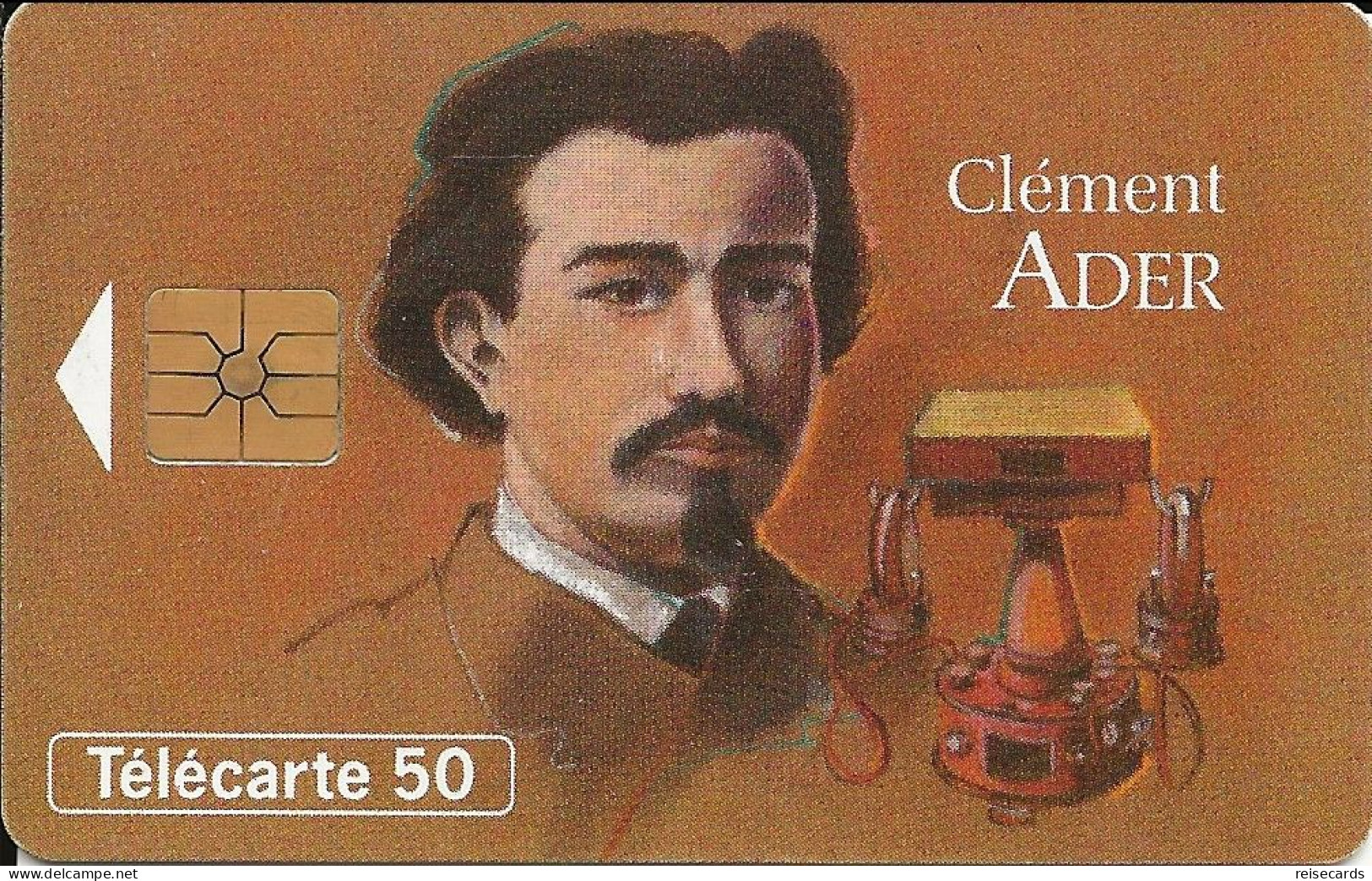 France: France Telecom 06.93 F391a Les Grandes Figures, Clément Ader - 1993