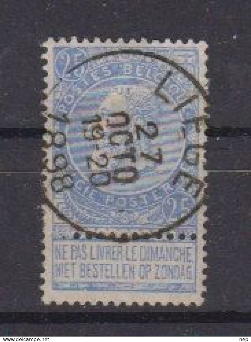 BELGIË - OPB - 1893/1900 - Nr  - 60 T1 L (LIEGE) - COBA  +1.00 € - 1893-1900 Barba Corta