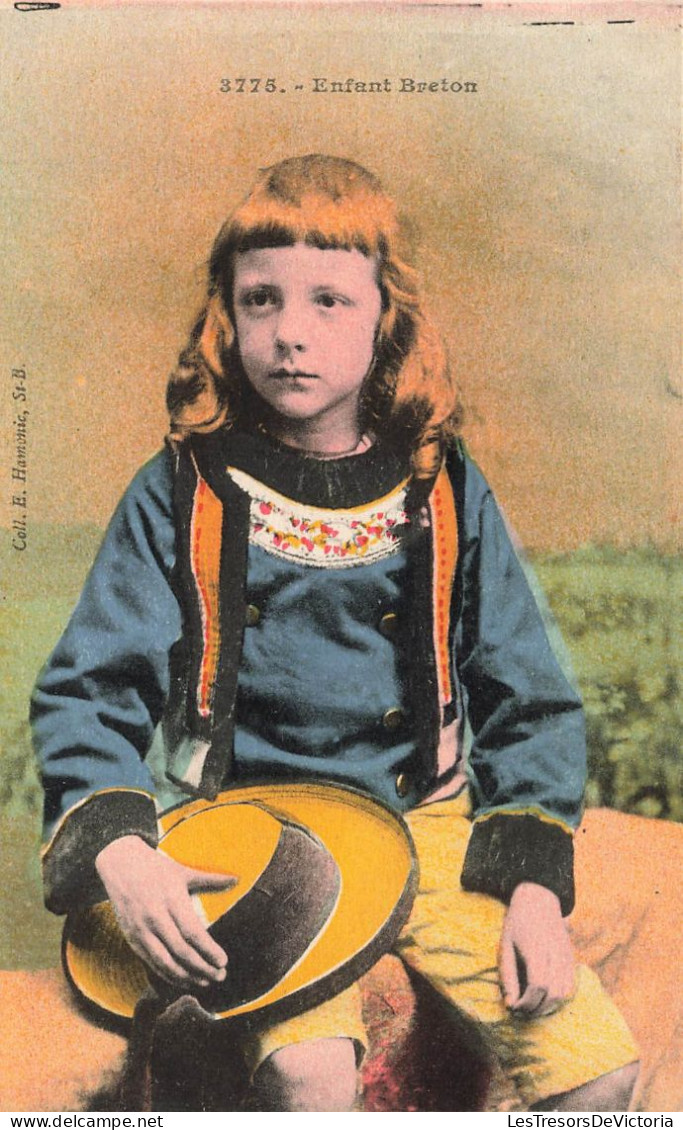 ENFANTS - Enfant Breton - Carte Postale Ancienne - Andere & Zonder Classificatie