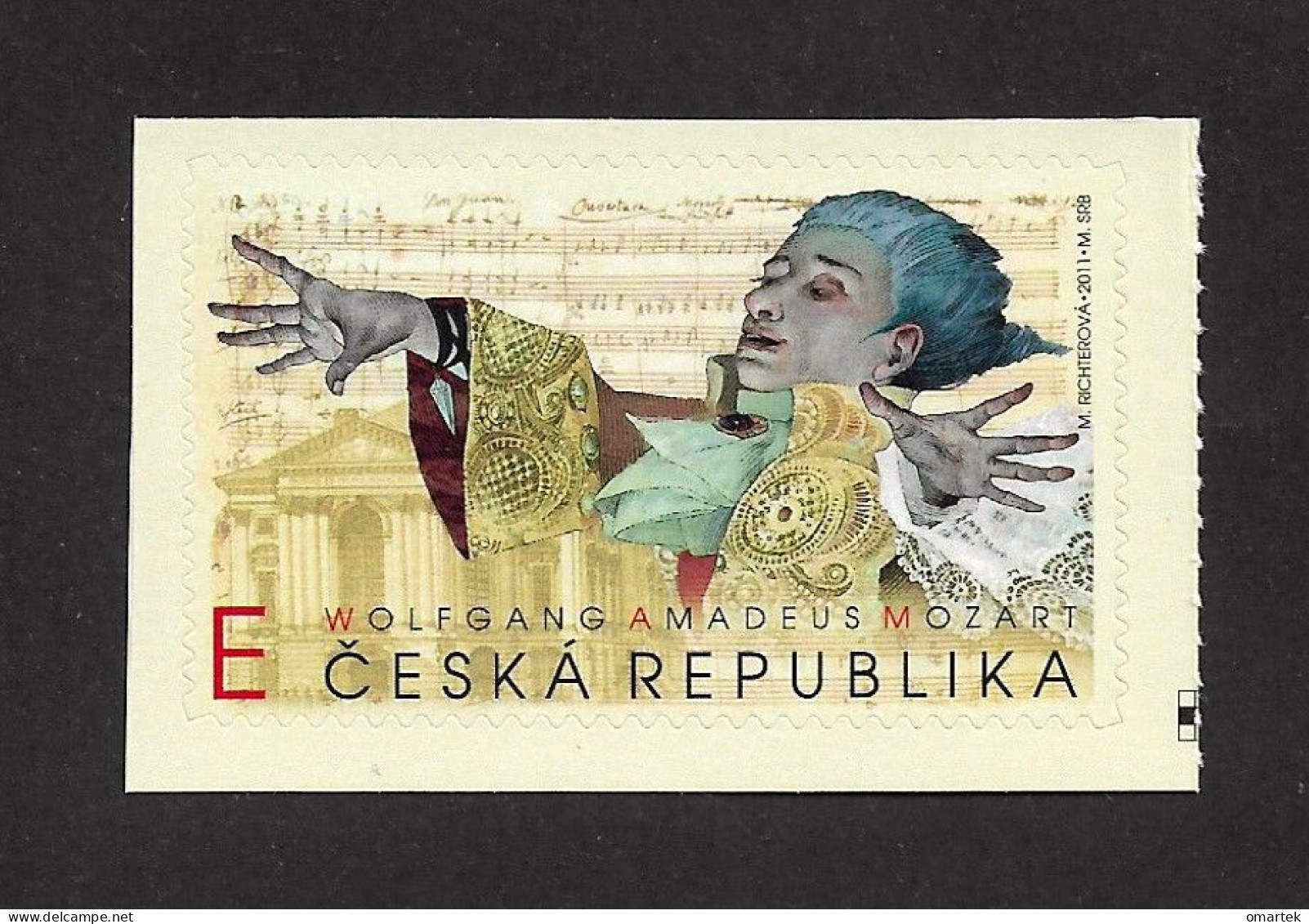 Czech Republic 2011 MNH ** Mi 694 Sc 3508 Wolfgang Amadeus Mozart. Tschech.Republik. - Unused Stamps