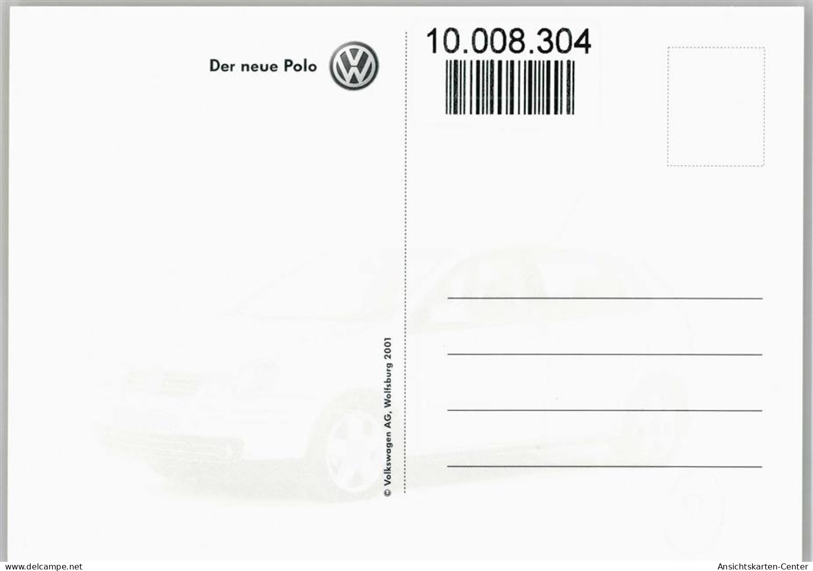 10008304 - Transport/Verkehr-Auto-VW Der Neue Polo - Sonstige & Ohne Zuordnung