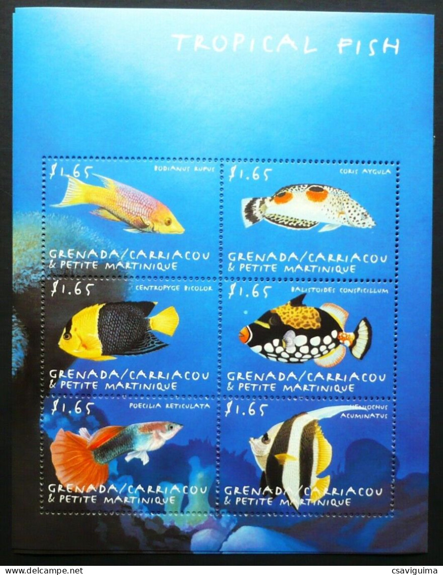 Grenada Grenadines - 2000 - Tropical Fish - Yv 2571/76 - Vissen