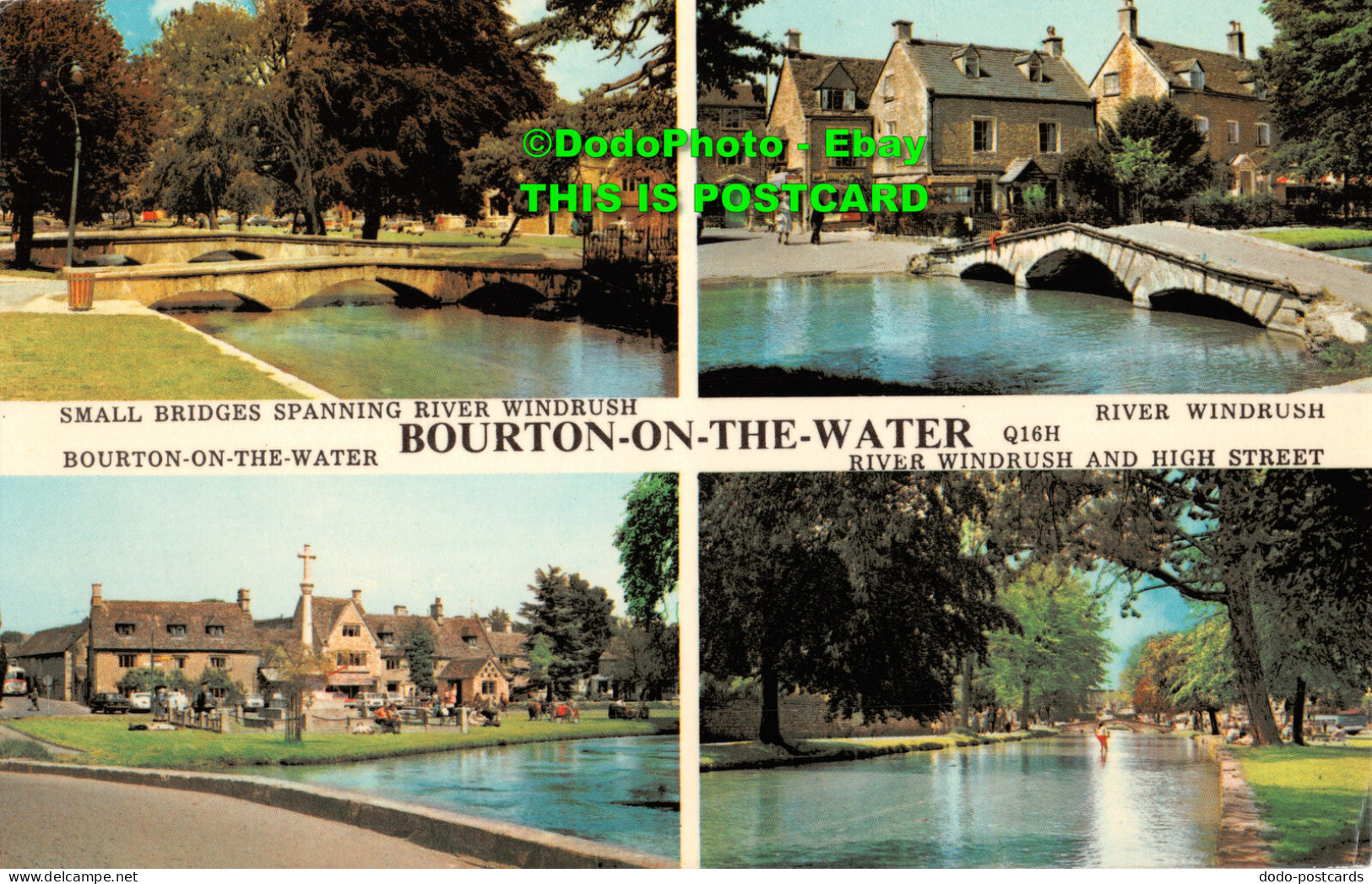 R425282 Bourton On The Water. River Windrush. Small Bridges Spanning River Windr - Monde