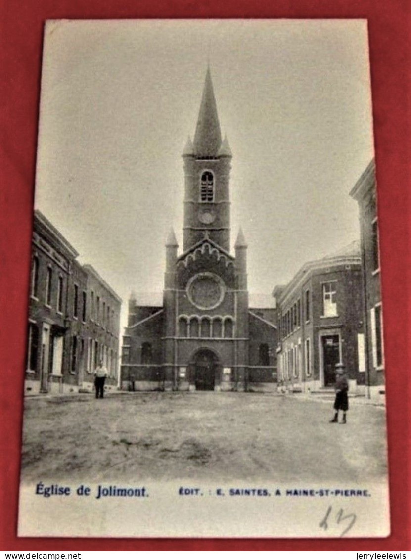 JOLIMONT  -  Eglise De Jolimont  -  1903  - - La Louviere
