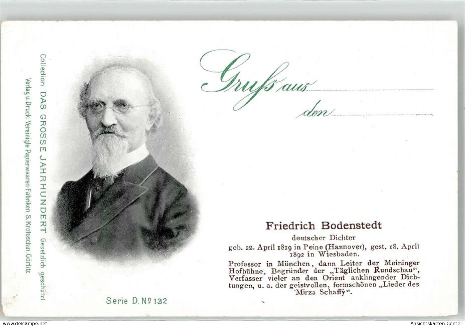 51787604 - Bodenstedt, Friedrich - Schriftsteller