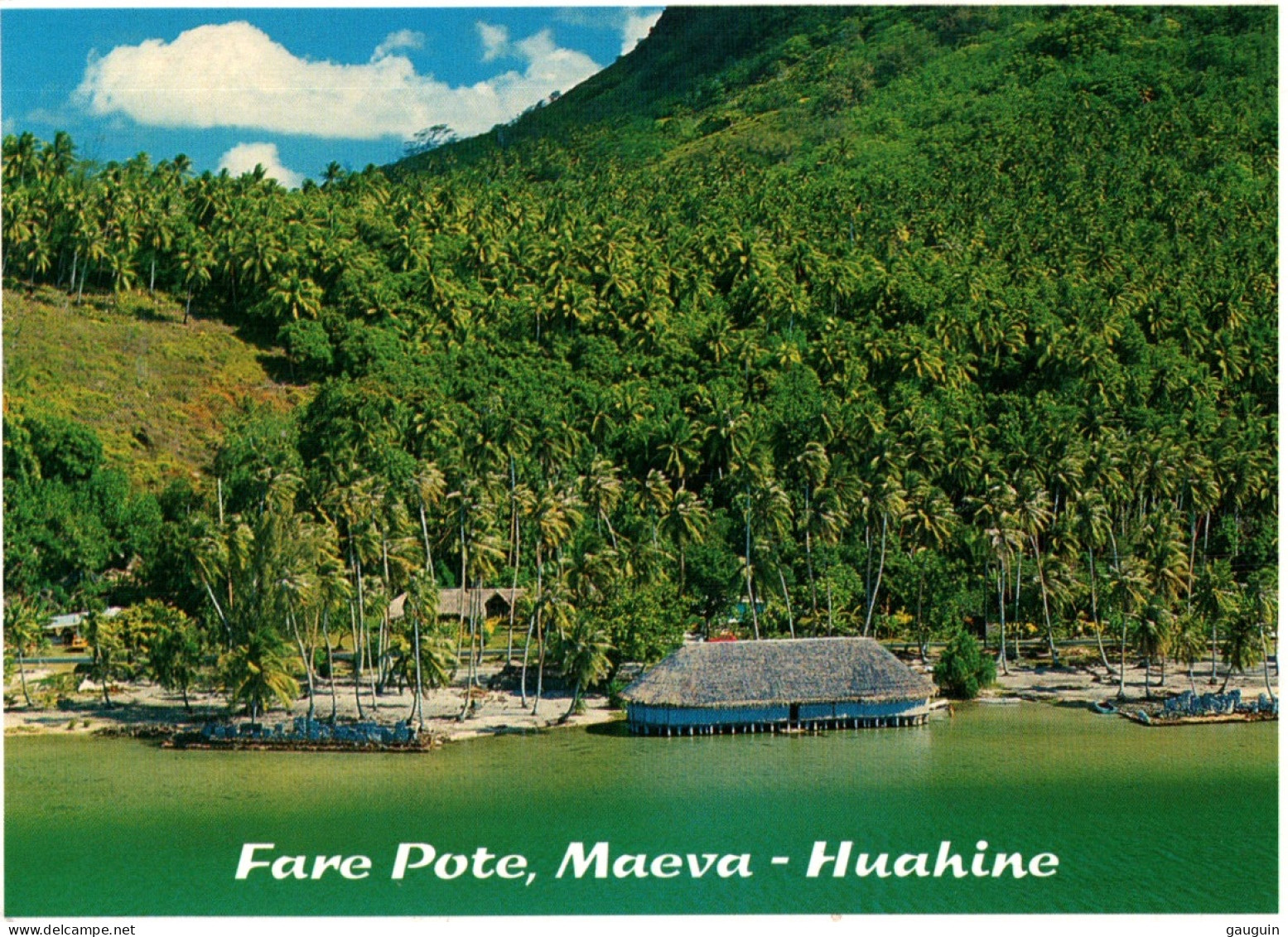 CPM - ÎLE HUAHINE - MAEVA - Fare Pote - Photo T.Sylvain - Edition Pacific Promotion - Französisch-Polynesien