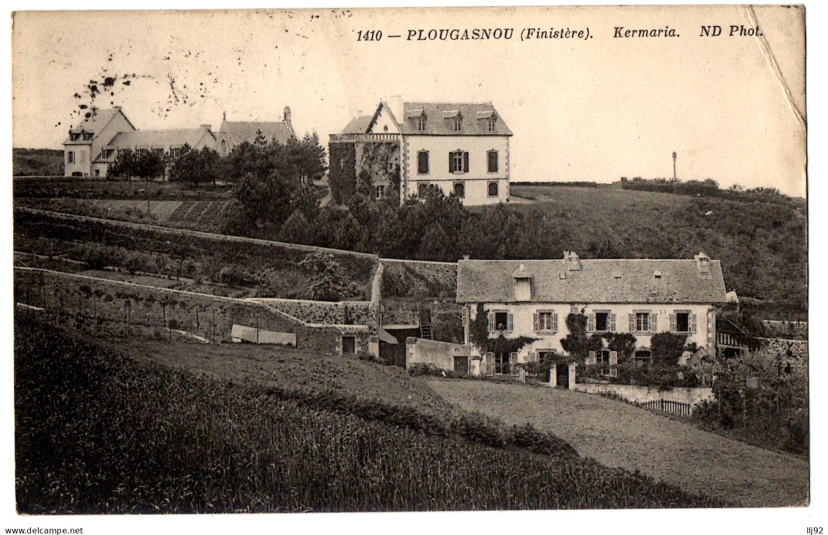 CPA 29 - PLOUGASNOU (Finistère) - 1410. KERMARIA - ND Phot - Plougasnou