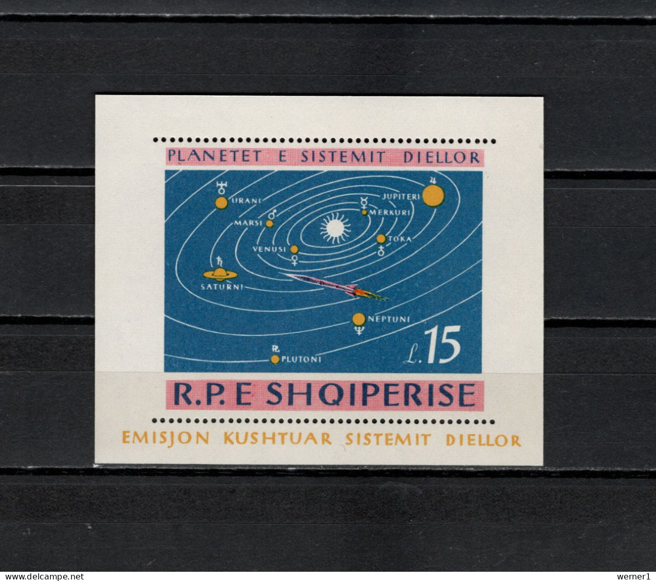 Albania 1964 Space, Solar System S/s MNH - Europe