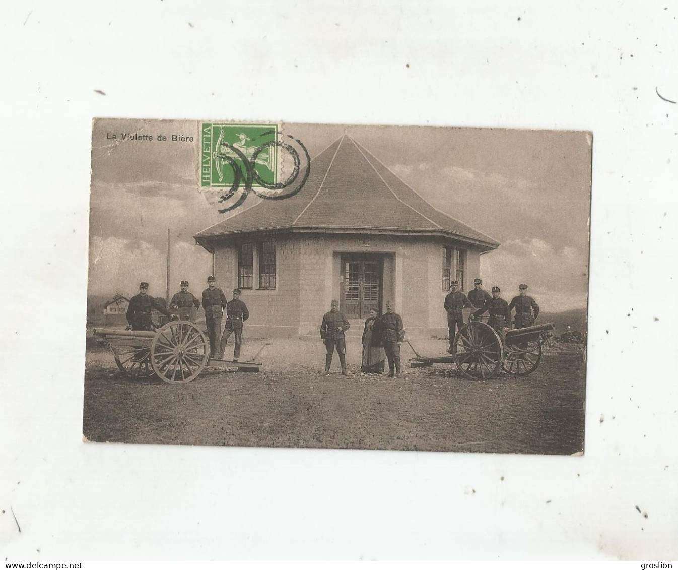 LA VIOLETTE DE BIERE (MILITAIRES SUISSES)  1918 - Guerre 1914-18