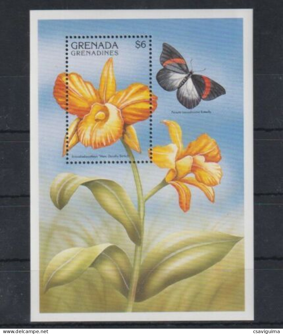 Grenada Grenadines - 1997 - Orchids Of The World - Yv Bf 397 - Orchidee