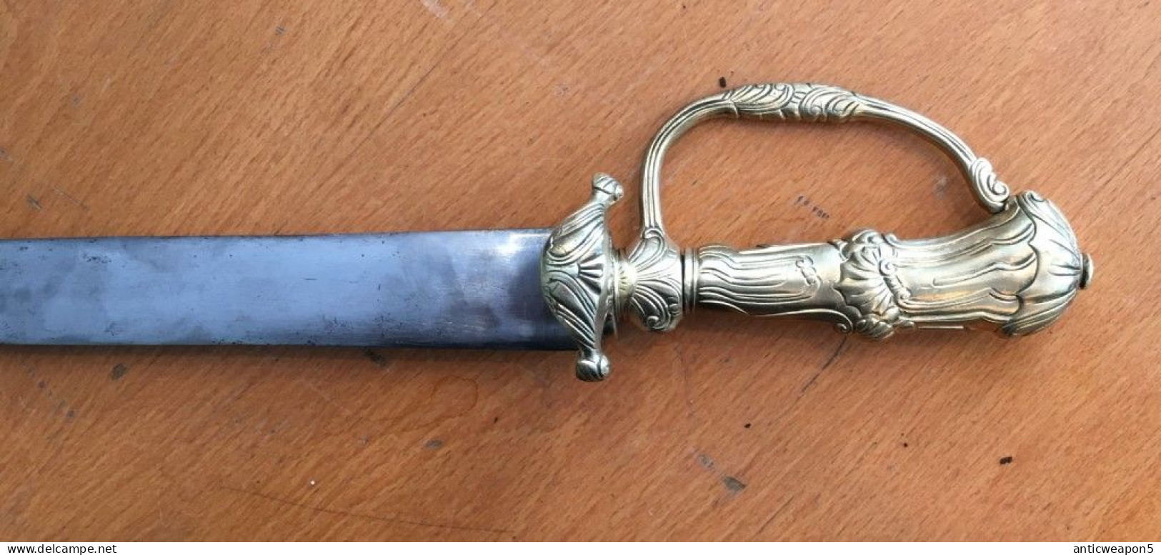 Très Belle Et Rare Prusse HIRSCHFANGER Very Nice Prussia HIRSCHFANGER (T397) - Knives/Swords