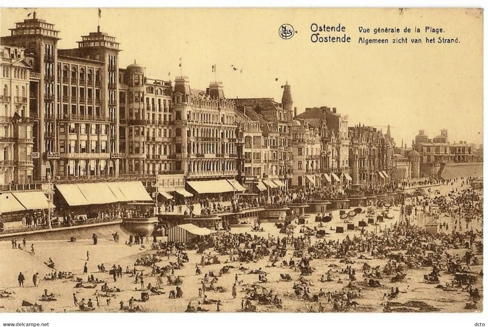 OOSTENDE Vue Générale Plage - Algemeen Zicht Van Het Strand Ed. Thill Serie 13 N°6, 1935 T - Oostende