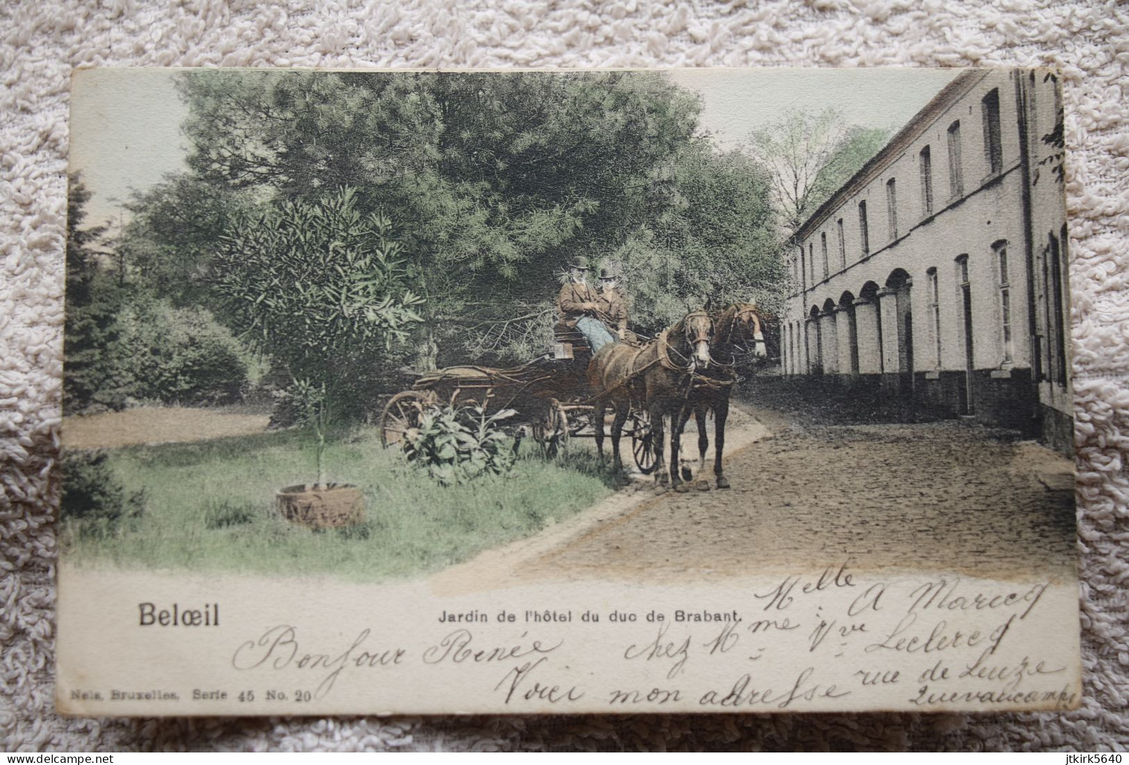 Beloeil "Jardin De L'hôtel Du Duc De Brabant" - Belöil