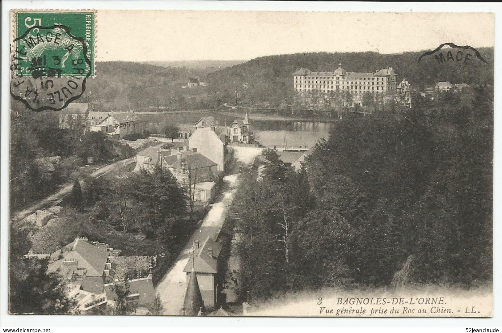 Vue Générale Prise Du Coc Au Chien   1910    N° 3 - Bagnoles De L'Orne