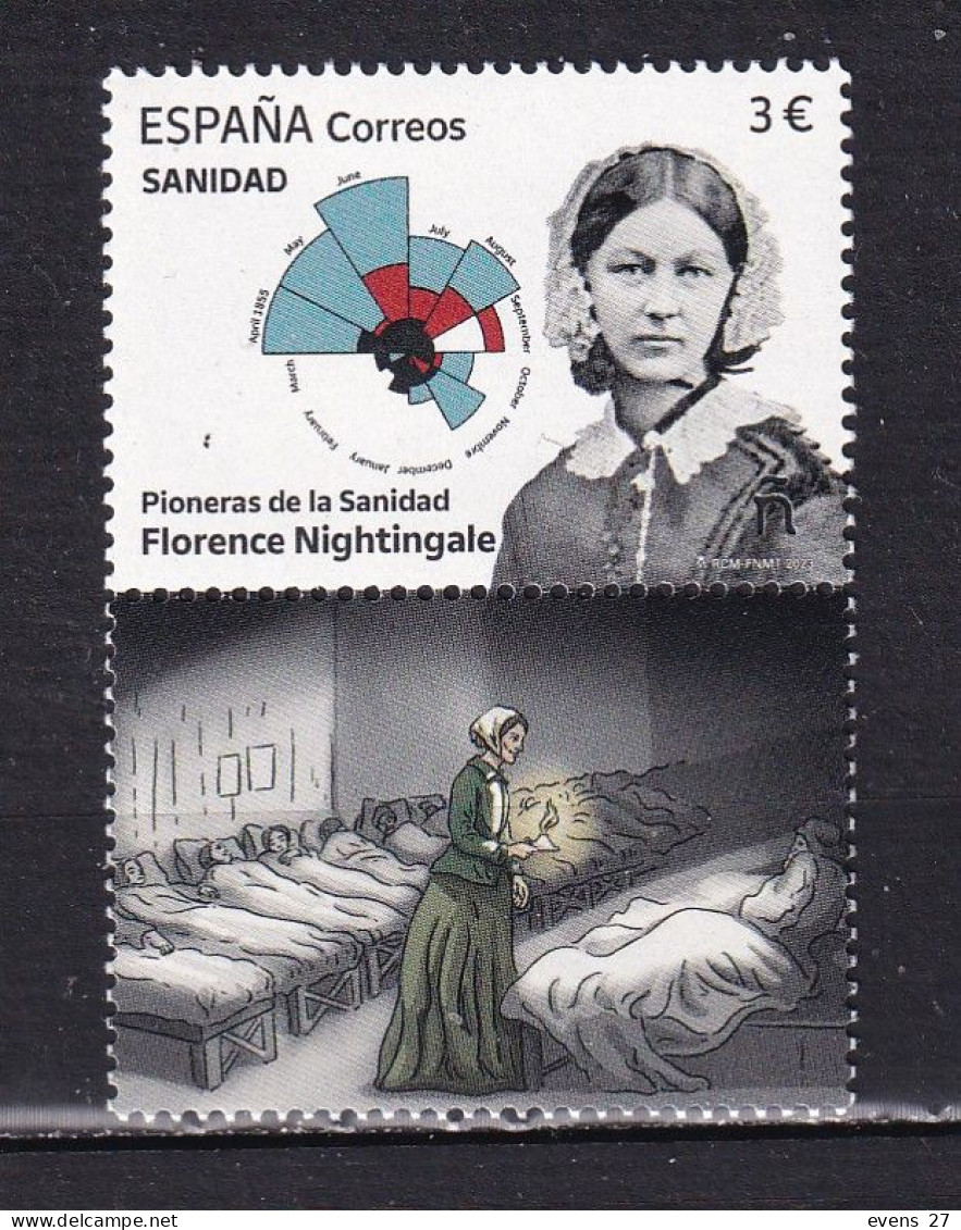 SPAIN-2023-FLORENCE NIGHTINGALE-MNH- - Unused Stamps