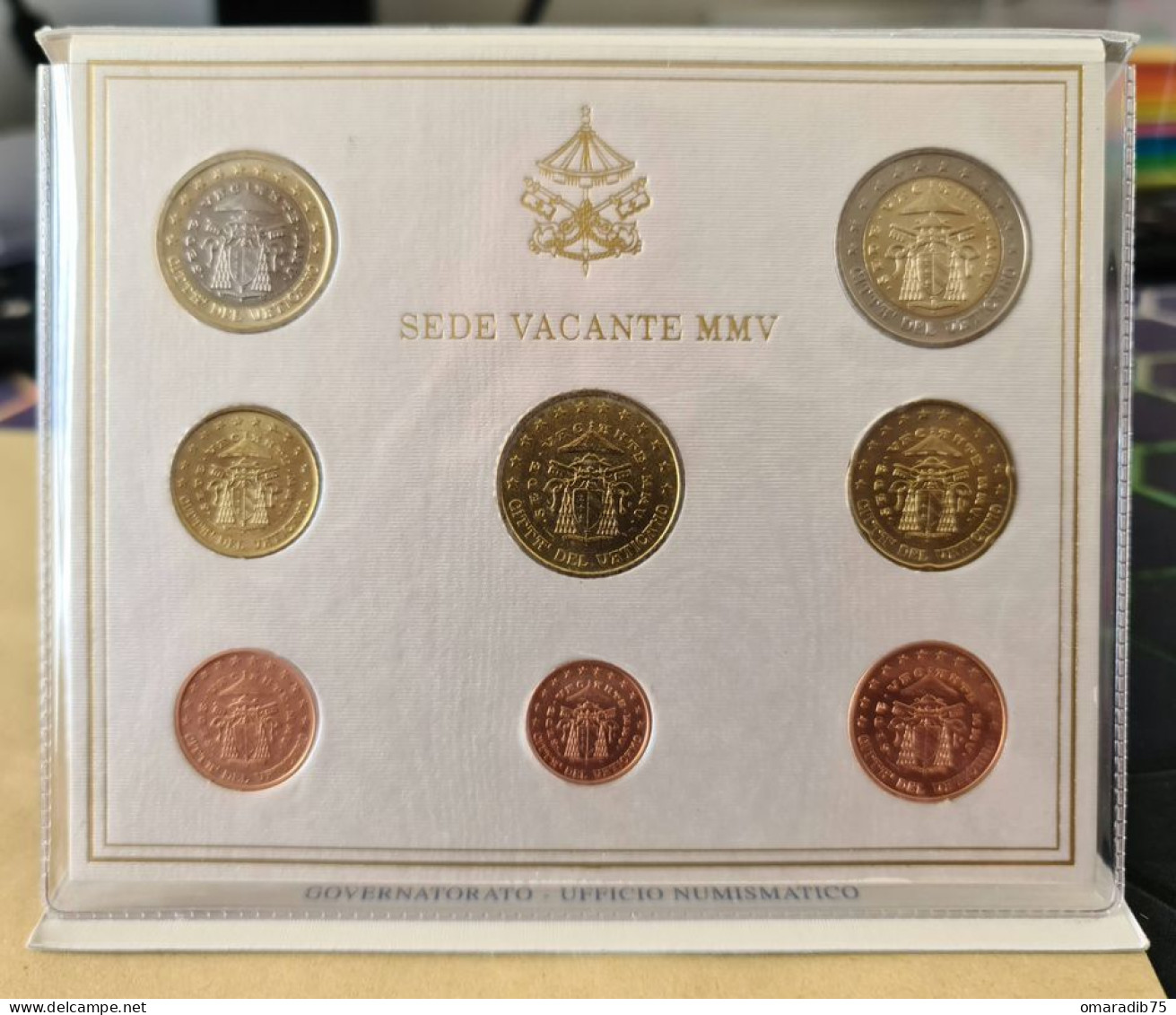 VATICAN, Coffret BU 2005 SEDE VACANTE, TRES RARE - Vaticano (Ciudad Del)