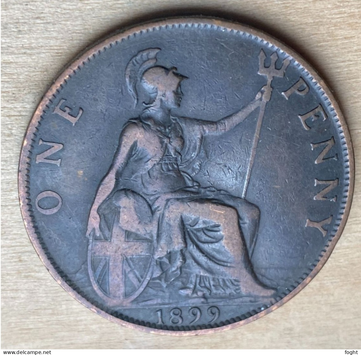 1899 Great Britain Bronze Coin One Penny,KM#789,7273 - Otros & Sin Clasificación