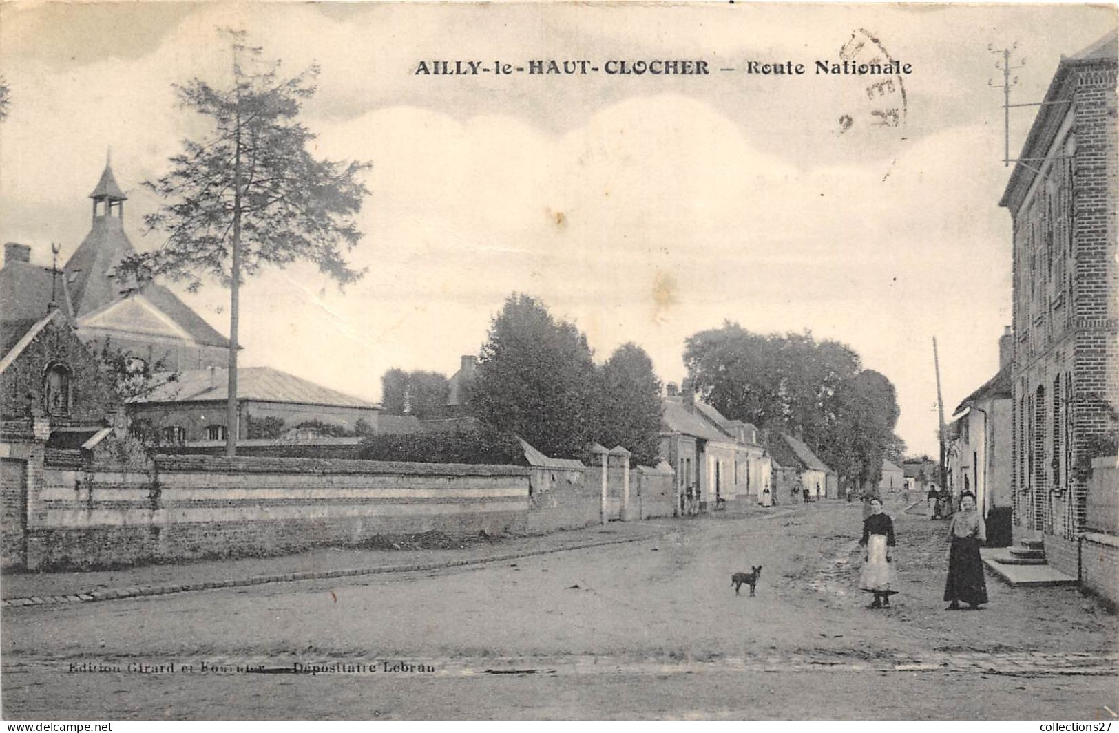 80-AILLY-LE-HAUT-CLOCHER- ROUTE NATIONALE - Ailly Le Haut Clocher