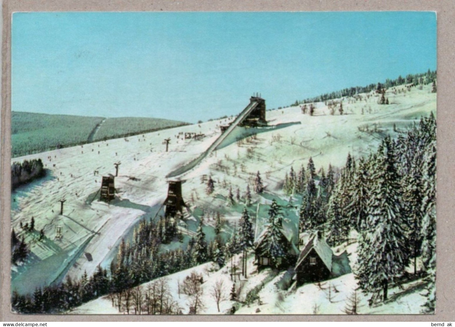 A5385} BRD  - AK: Oberwiesenthal / Sprungschanze - Oberwiesenthal