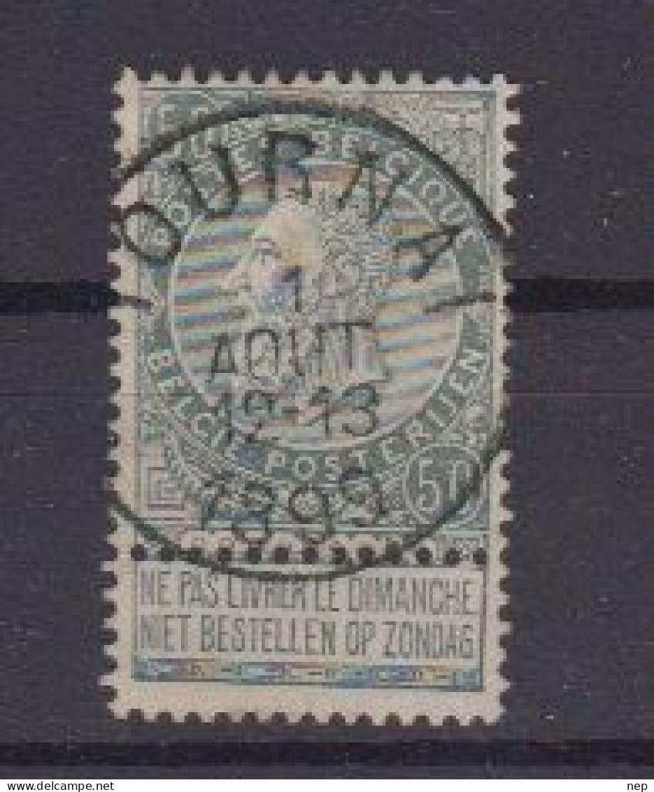 BELGIË - OPB - 1893/1900 - Nr  - 63 T1 L (TOURNAI) - COBA  +1.00 € - 1893-1900 Schmaler Bart