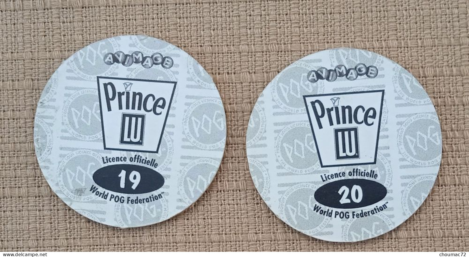 POG 019, Lot De 2 Pogs Avimage  Prince Lu - Andere & Zonder Classificatie