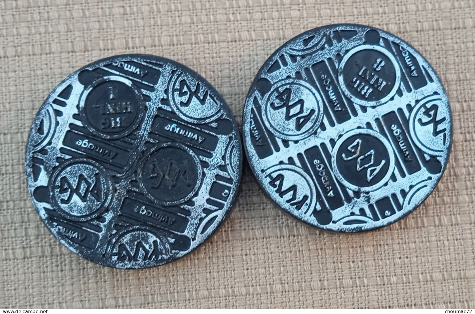 POG 033, Lot De 2 Pogs Dégommeur Avimage - Sonstige & Ohne Zuordnung