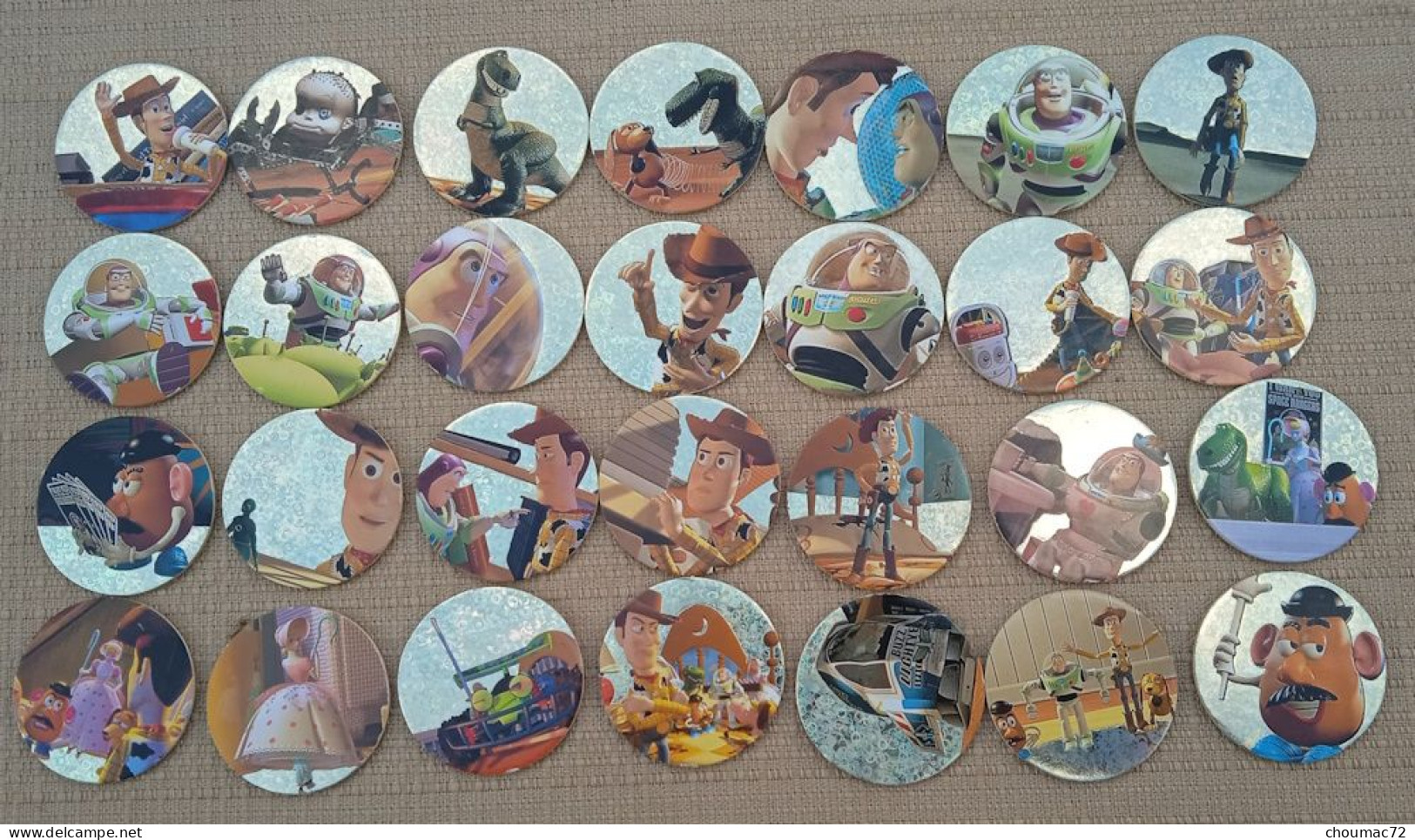 POG 005, Lot De 28 Pogs Avimage Toys McDonalds Oixr Disney - Autres & Non Classés