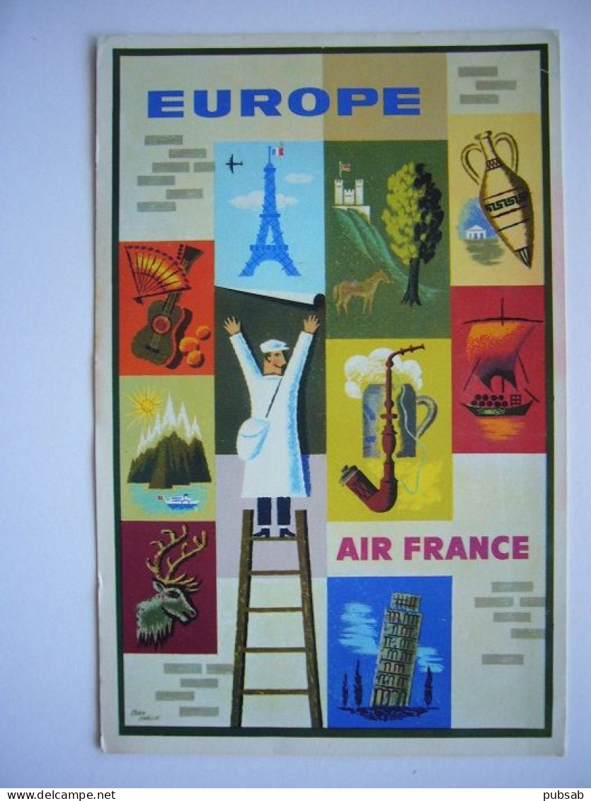 Avion / Airplane / AIR FRANCE / Europe / Airline Issue - 1946-....: Era Moderna