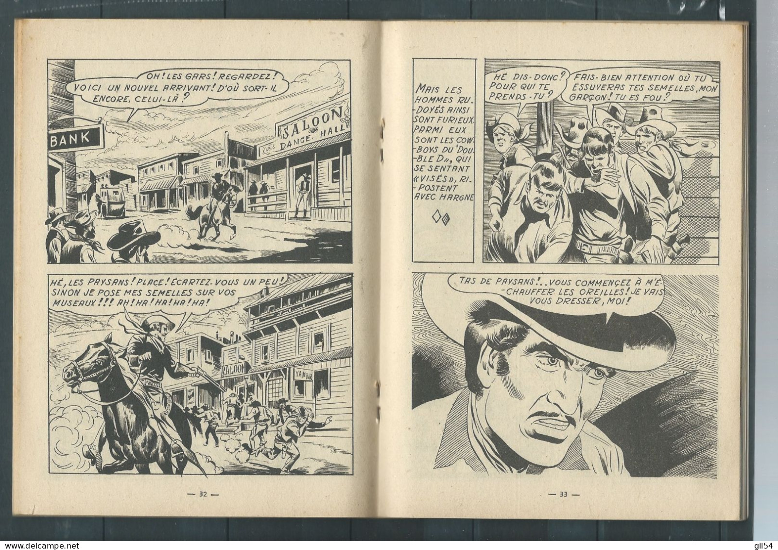 Bd " Tex-Tone  " Bimensuel N° 133 "  La Bande à Gorman  "      , DL  10 Novembre 1962  - BE- RAP 0801 - Petit Format