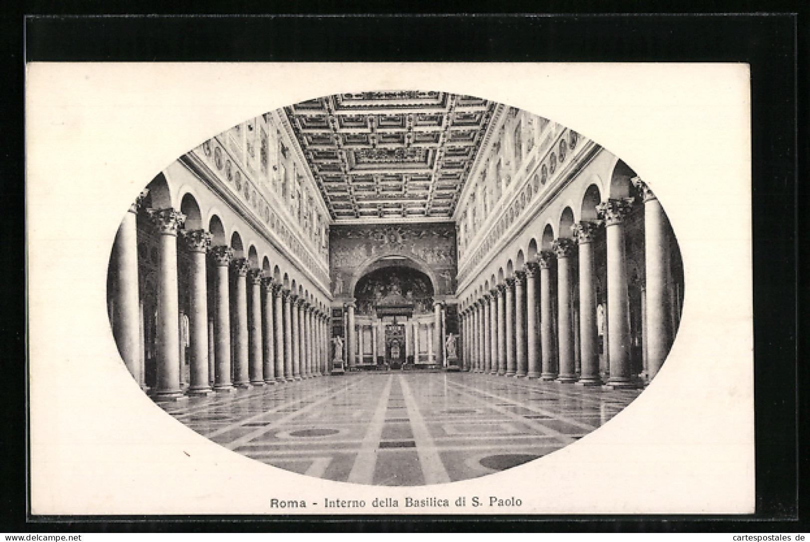 AK Roma, Interno Della Basilica Di S. Paolo  - Vaticano (Ciudad Del)