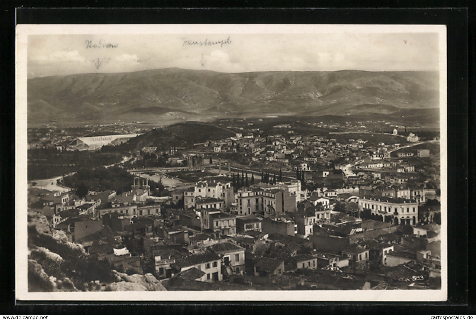 AK Athen, Panorama über Die Stadt  - Grecia