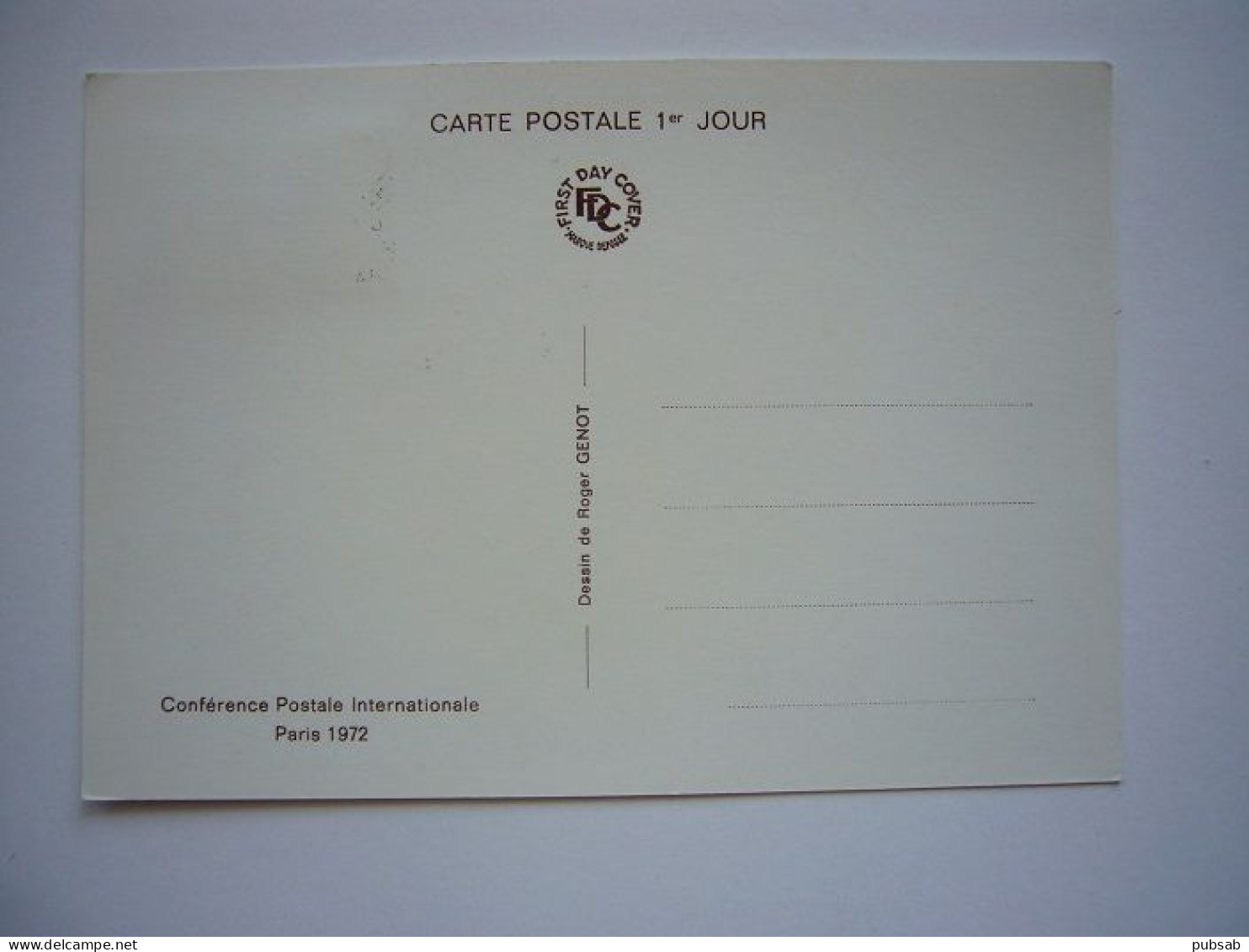 Avion / Airplane / AIR FRANCE / Caravelle / Conférence Postale Internationale / PARIS 1972 - 1946-....: Ere Moderne