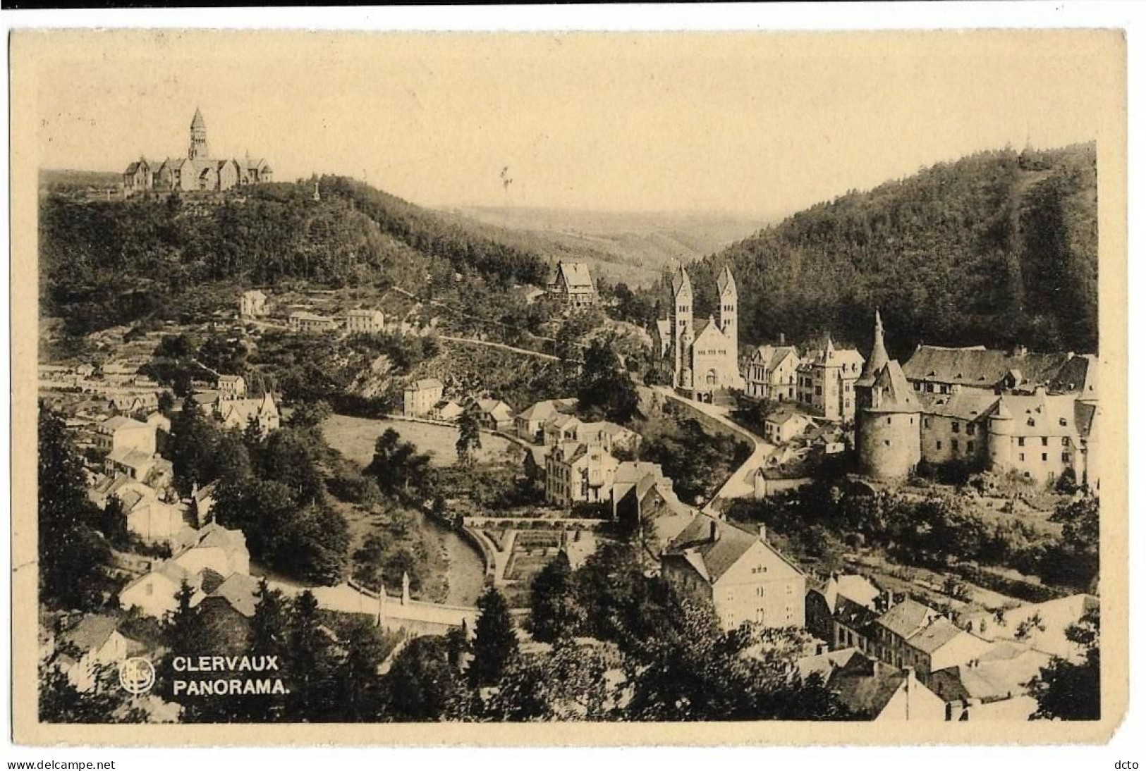 CLERVAUX (Luxbg) Panorama Hôtel-Restaurent Du Vieux Château Ed. Schaack (cf Tb) - Clervaux