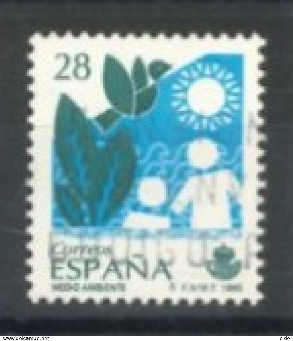 SPAIN, 1993, ENVIRONMENTAL PROTECTION STAMP, # 2694, USED. - Usati